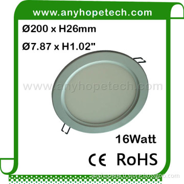 2 years guarantee ultra bright diameter 200mm ceiling board
